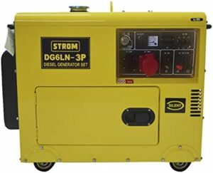 Gerador de Energia a Diesel 5KW, Silencioso DG6LN-3P Trifásico 220/380v – STROM É BOM