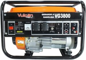 Vulcan Trent Gerador a Gasolina 4T 208Cc 7Hp 3.0 KVA Bivolt Partida Manual VG3800 É Bom VEJA