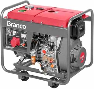 Gerador Branco BD8000E3 a Diesel 220V 8KVA com Partida Elétrica É Bom