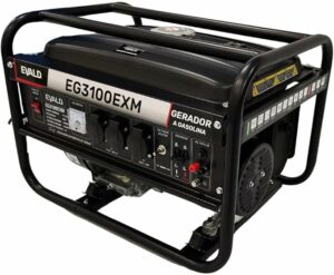 Gerador à Gasolina EVALD 3,1 KVA EG3100EXM Bivolt É Bom